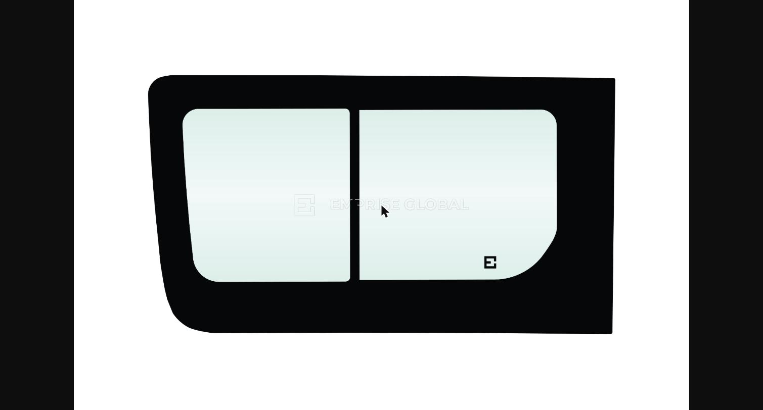 Mercedes Benz Sprinter LWB 2006-on | Bonded Half Sliding Window – Front Left-Hand (Insect Mesh Compatible)