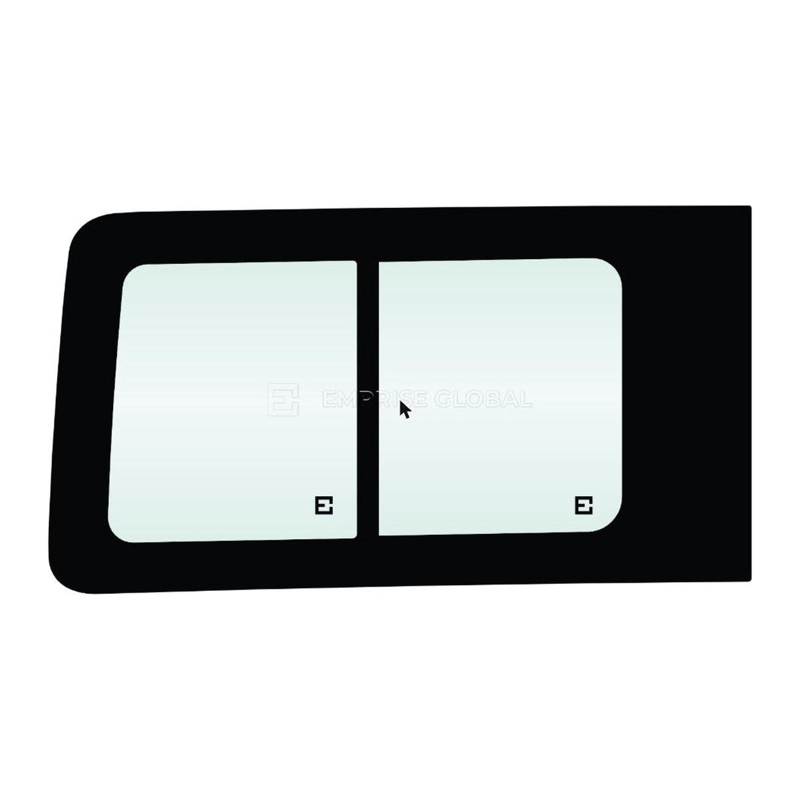 Mercedes Benz Sprinter LWB 2006-on | Bonded Half Sliding Window – Front Left-Hand (Non-Insect Mesh Compatible)
