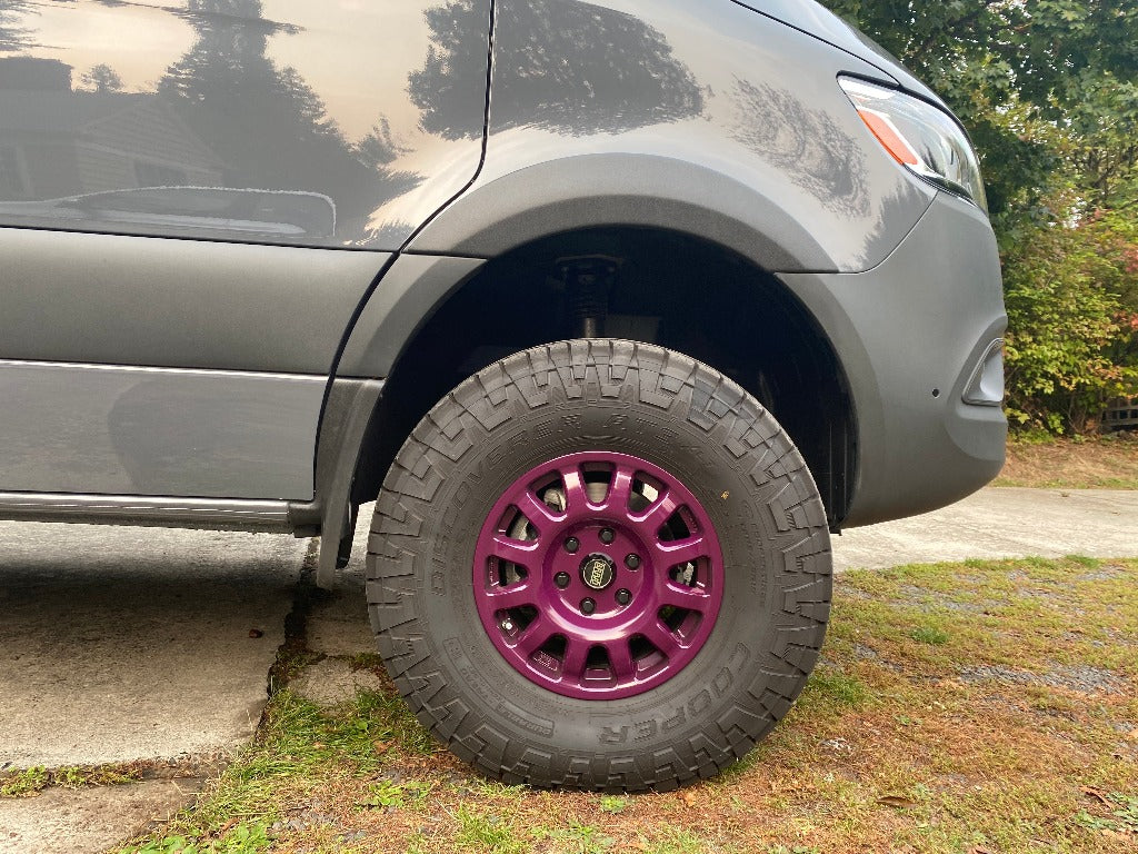 Mondo Mudguards – 2-Inch Clearance Upgrade for 2019+ Sprinter VS30 — Paintable Smooth ABS