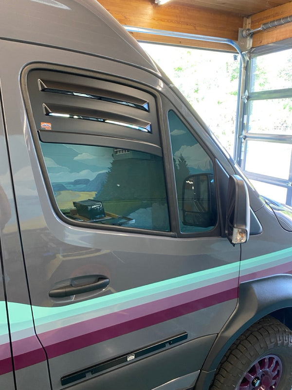 Reversa-Vent Shade for Sprinter Vans | Works with EcoFlow and Bug Barrier — Single