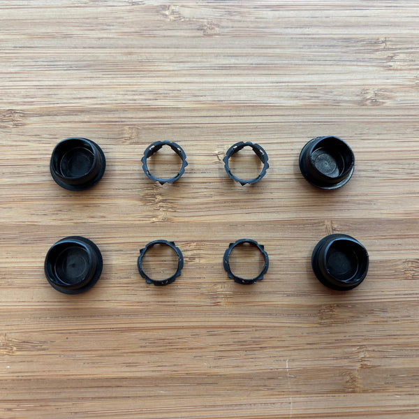 Sprinter Grab Handle Plugs with Metal Inserts – 4 Pack Black