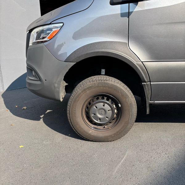 Rally Raider Front Flares for Sprinter Vans – Designed for Oversized Bumpers — Full Kit