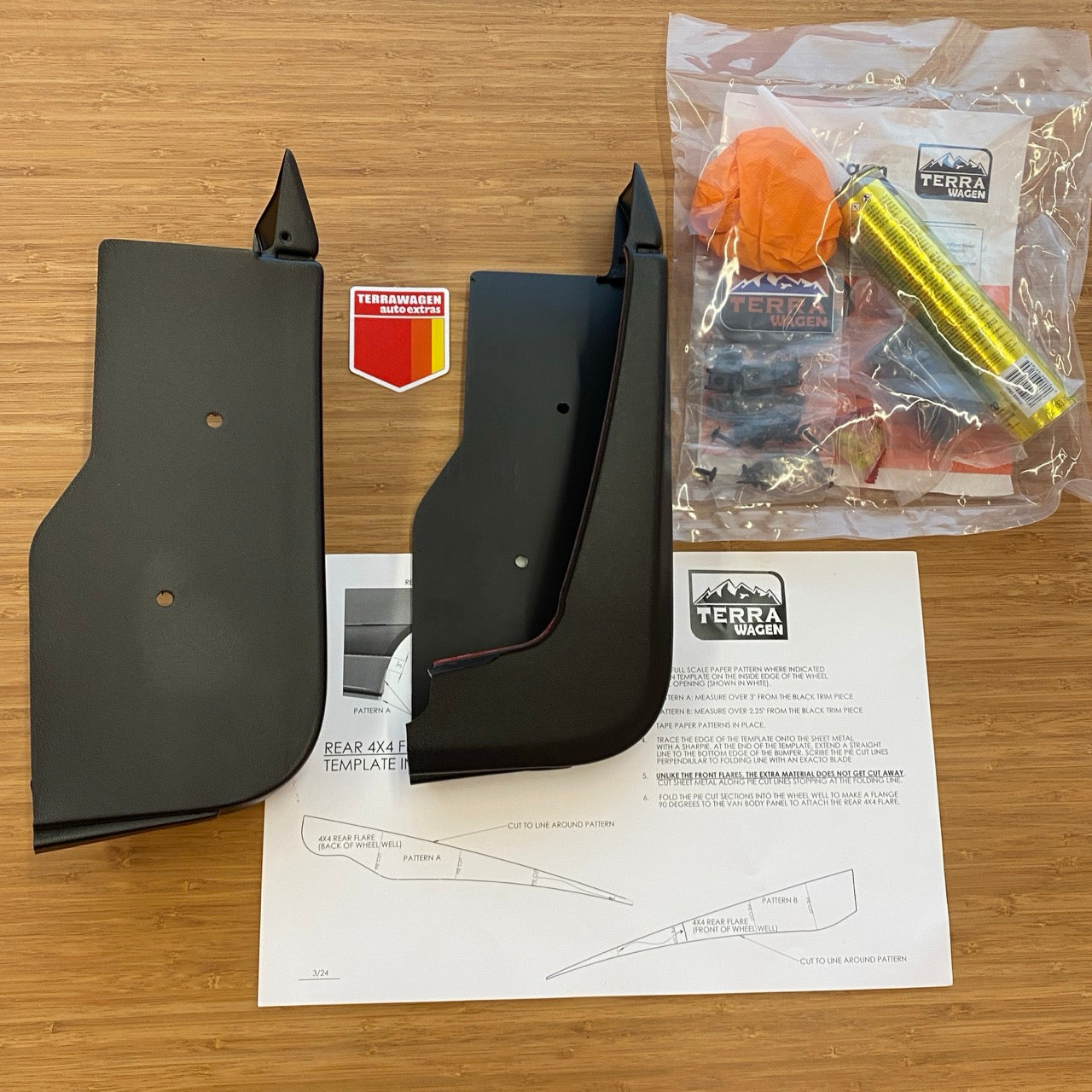 Rear Mondo Mudguard Kit for Sprinter – Rear Clearance Solution for Larger Tyres