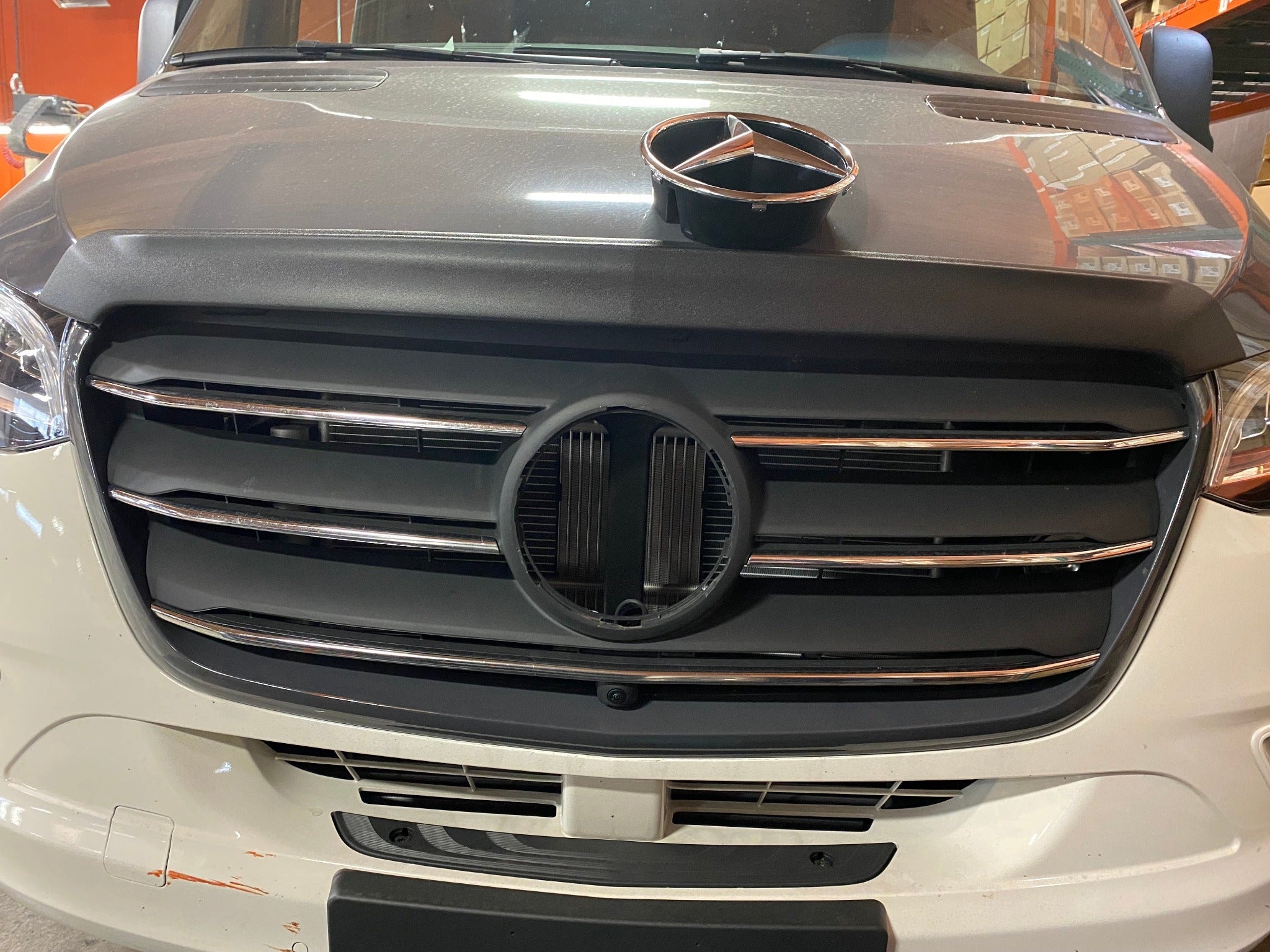 LED Grill Emblem for Mercedes Sprinter 907 – Fits Chrome Grill with Removable Star — LED Version