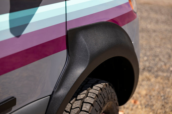 Desert Defender Fender Flares – Pointed Rear Design, Max Tyre Clearance for Sprinter 2019–2026+ — Front Only