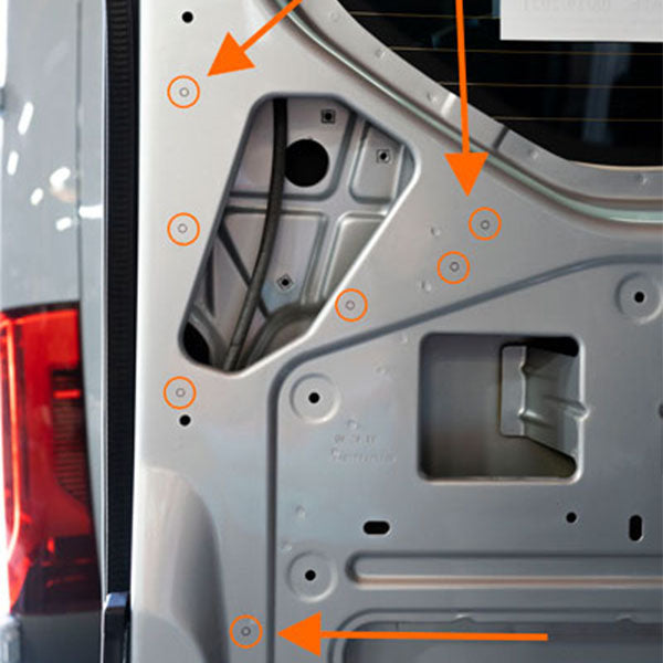 Agile Offroad Rear Door Reinforcement Kit — Sprinter (2019+)
