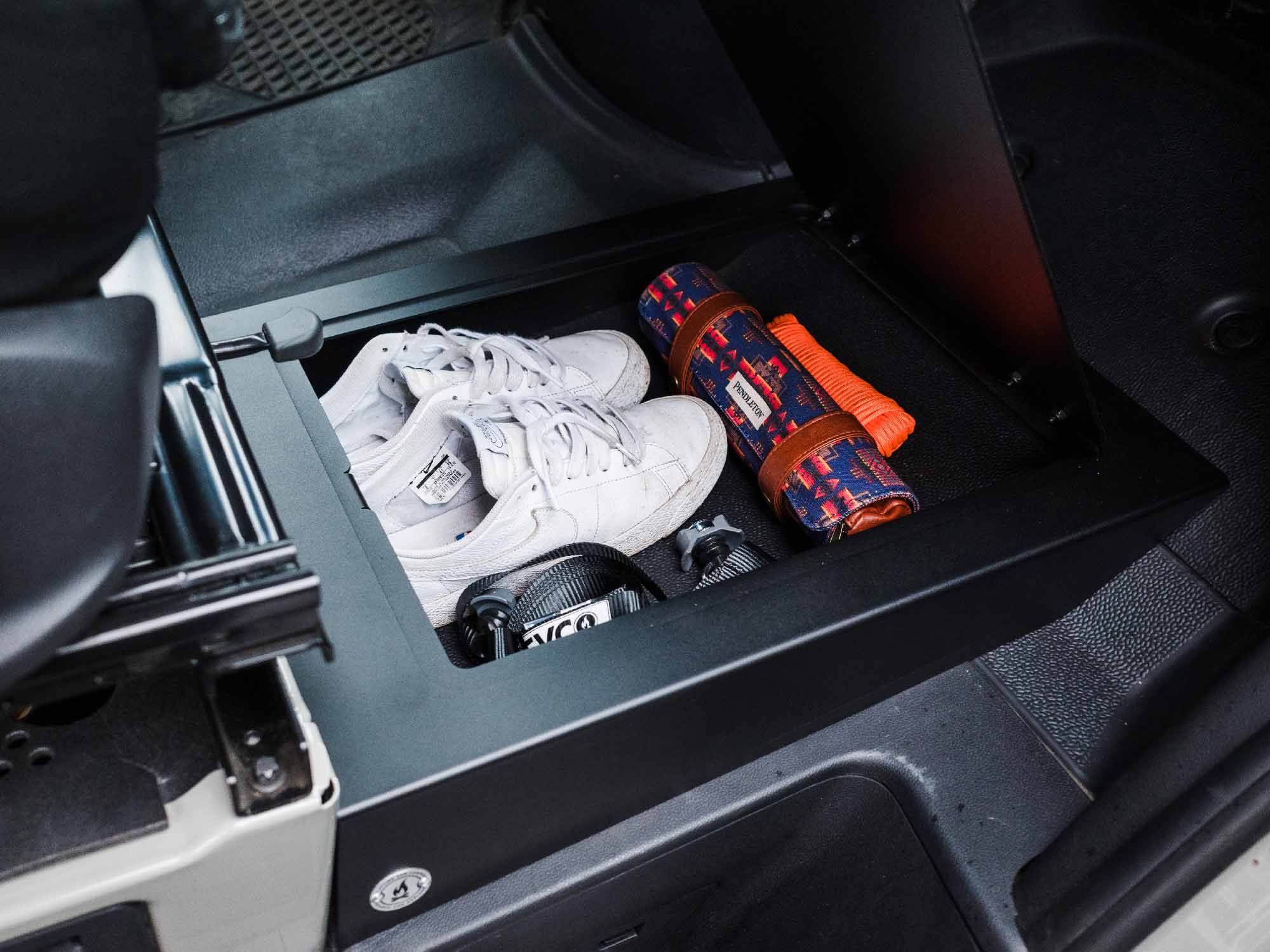 Sprinter Van Passenger Floor Riser Compartment