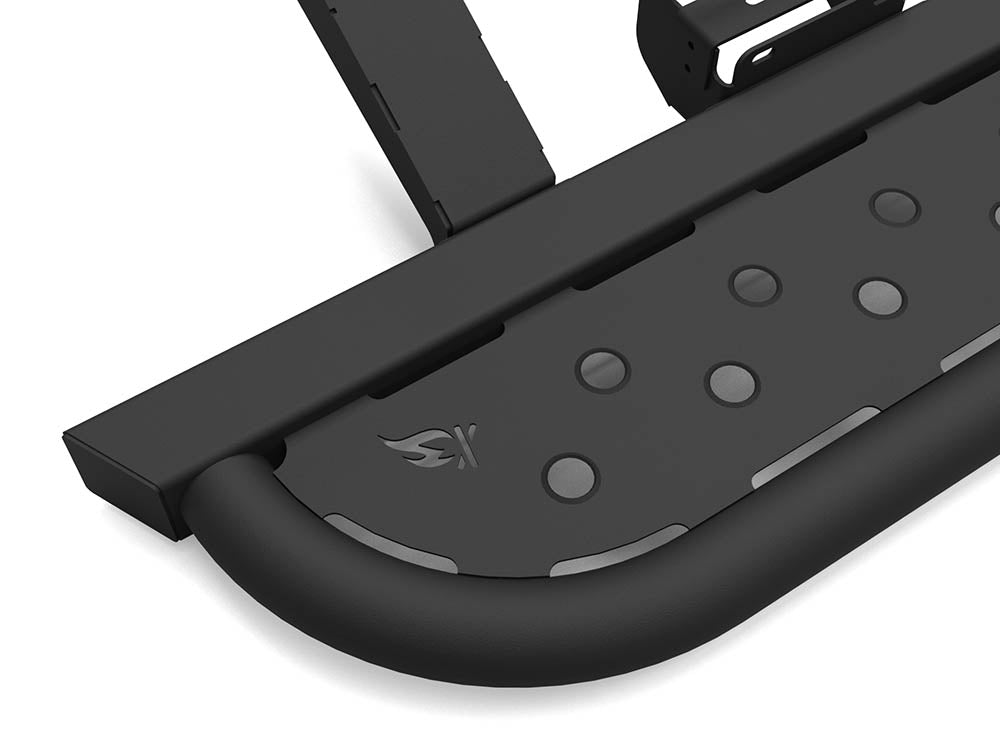 Dimpled tread plate detail