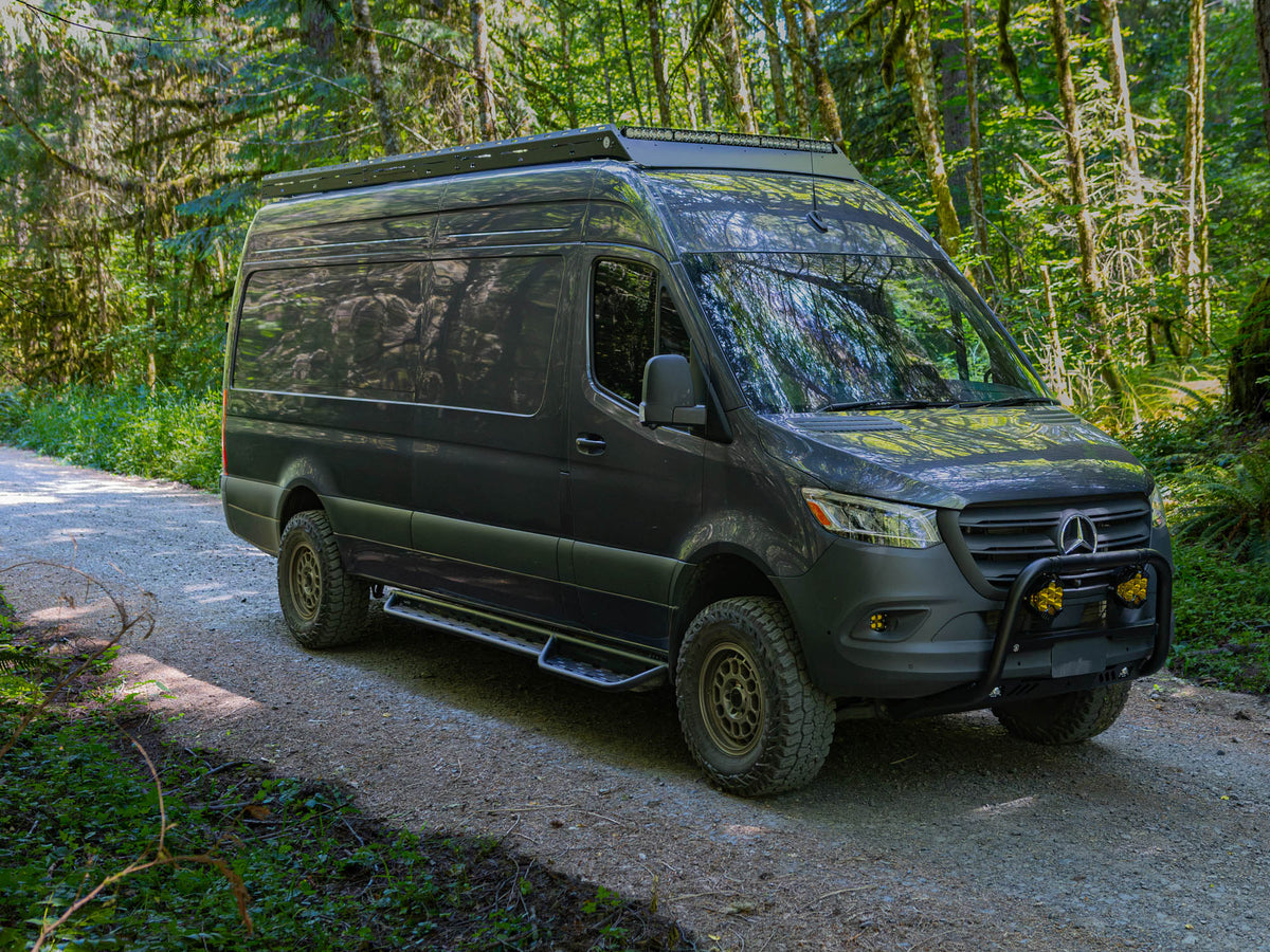 Sprinter aluminum side steps 170 driver side