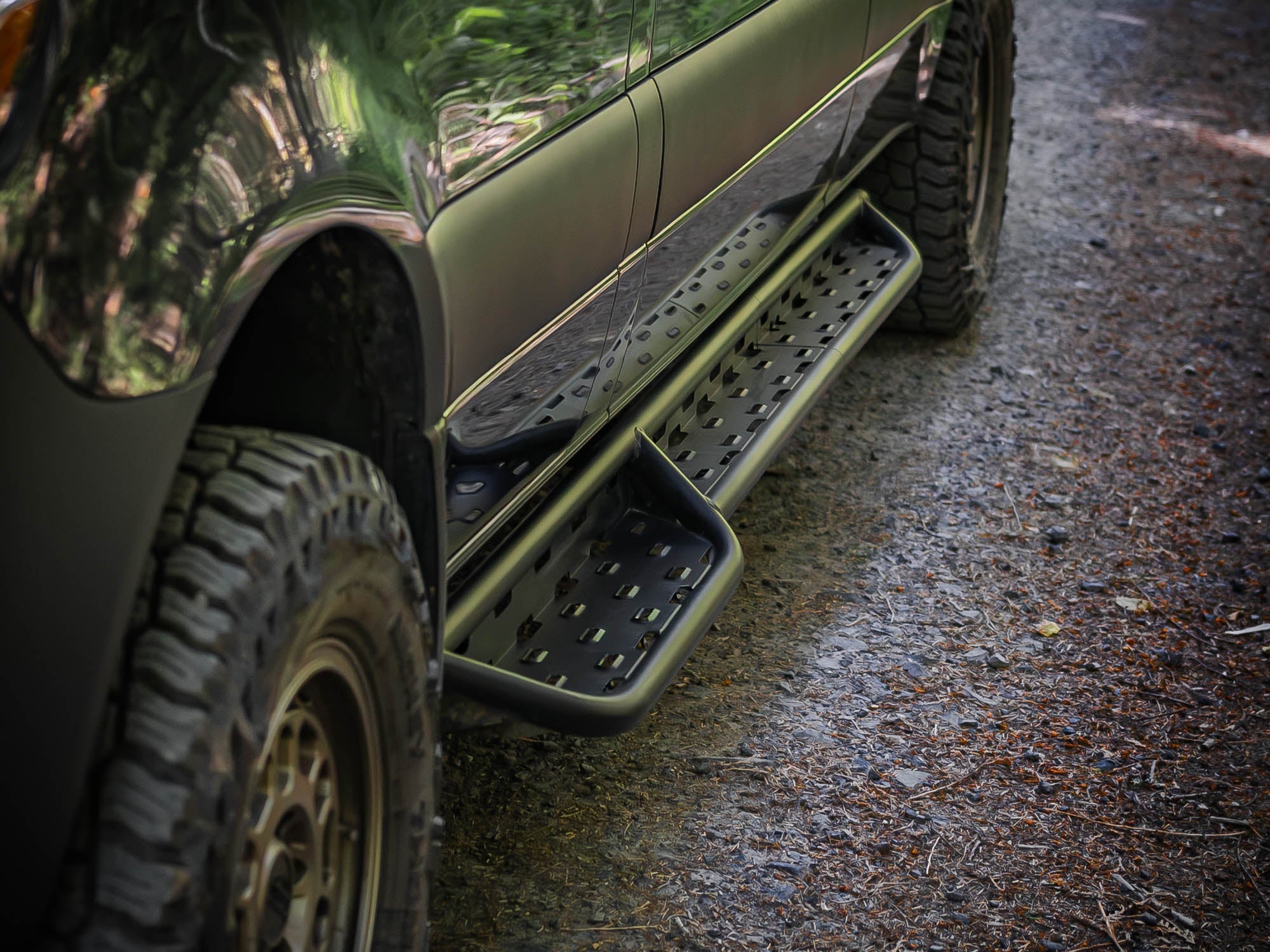 Sprinter aluminum side steps 170 installed traction