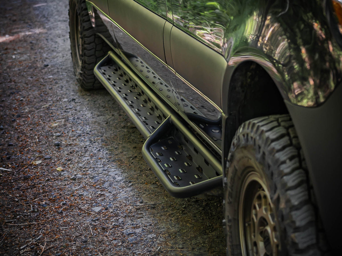Sprinter aluminum side steps 170 installed traction