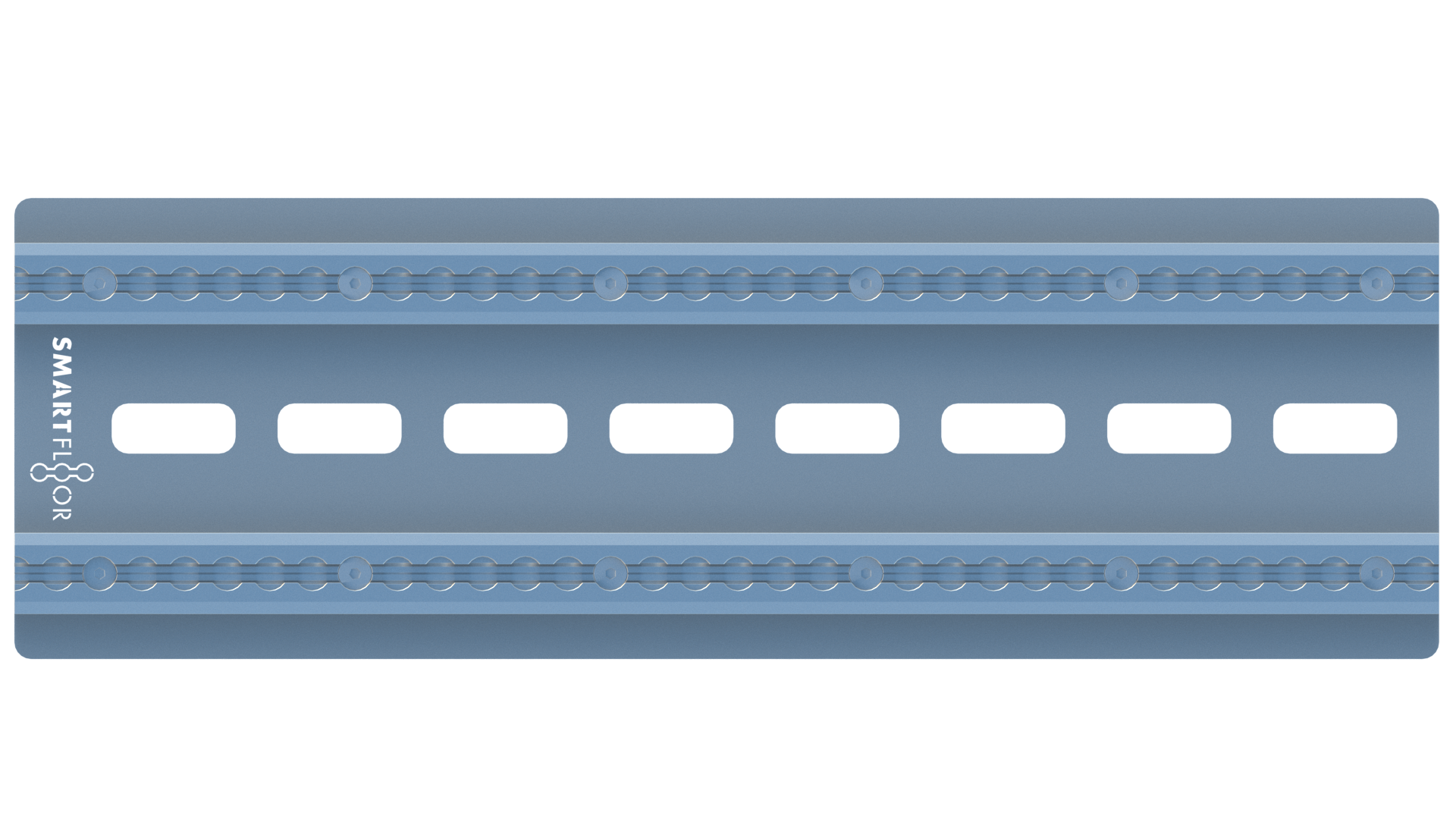 Single seat mounting solution top view