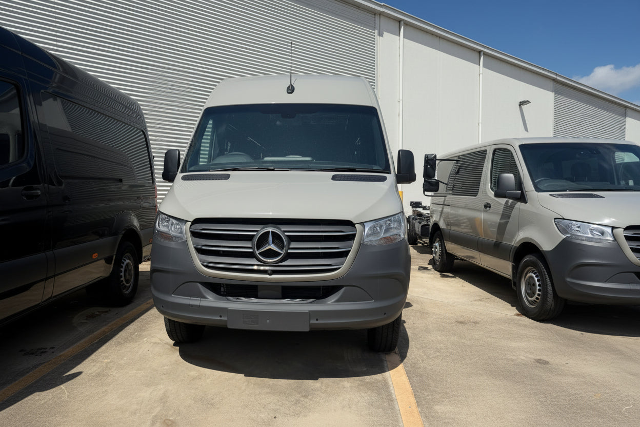 2025 Mercedes-Benz Sprinter 519 LWB AWD Van – Stone Grey