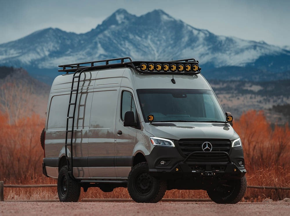Sprinter Van Side Ladder | Wheel Wrap