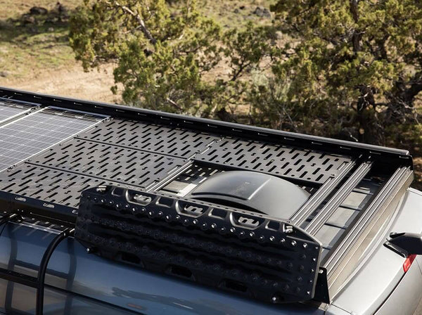 Universal decking panels on Standard roof rack