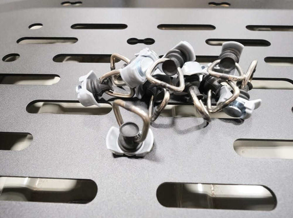 Adventure Van L-Track Anchors with D-Ring Hooks - 10 Pack