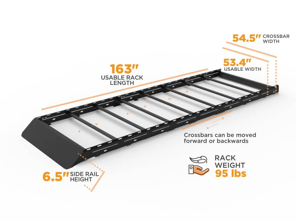 Sprinter Van Standard Roof Rack | LWB Wheelbase