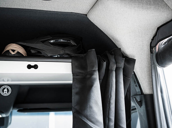 Sprinter Van Headliner Shelf Curtain Rod