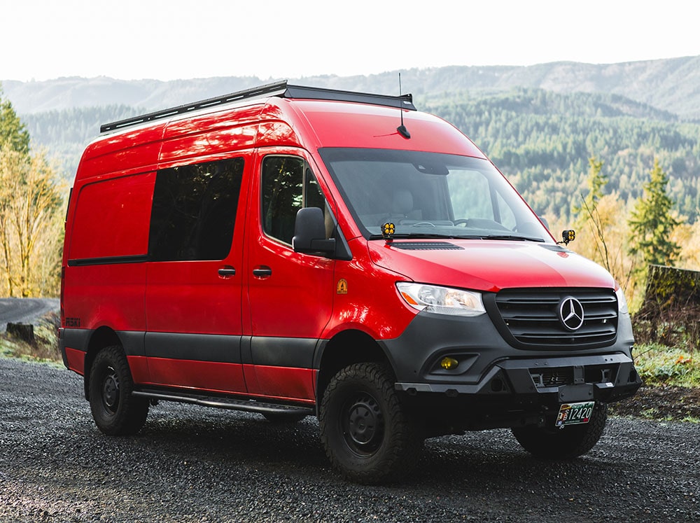 Sprinter Van Low Pro Roof Rack | MWB High Roof