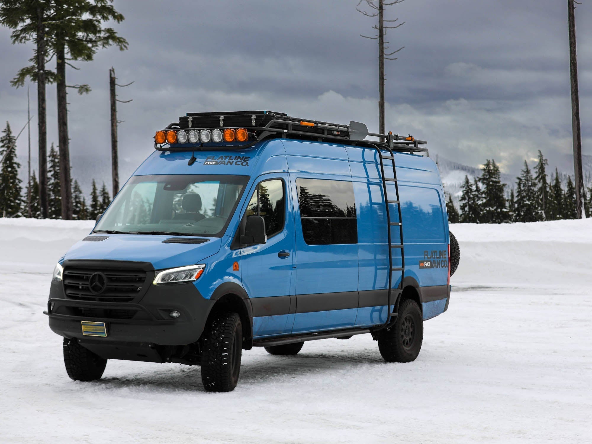 Sprinter 170 van snow adventure