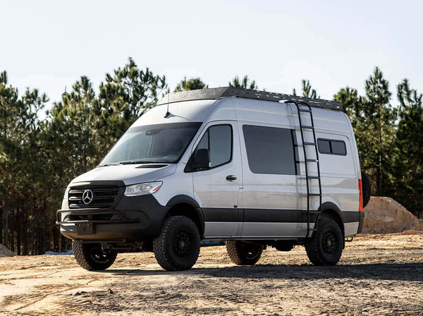 Standard rack on Sprinter MWB