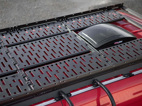 Decking panels laid around MaxxAir fan