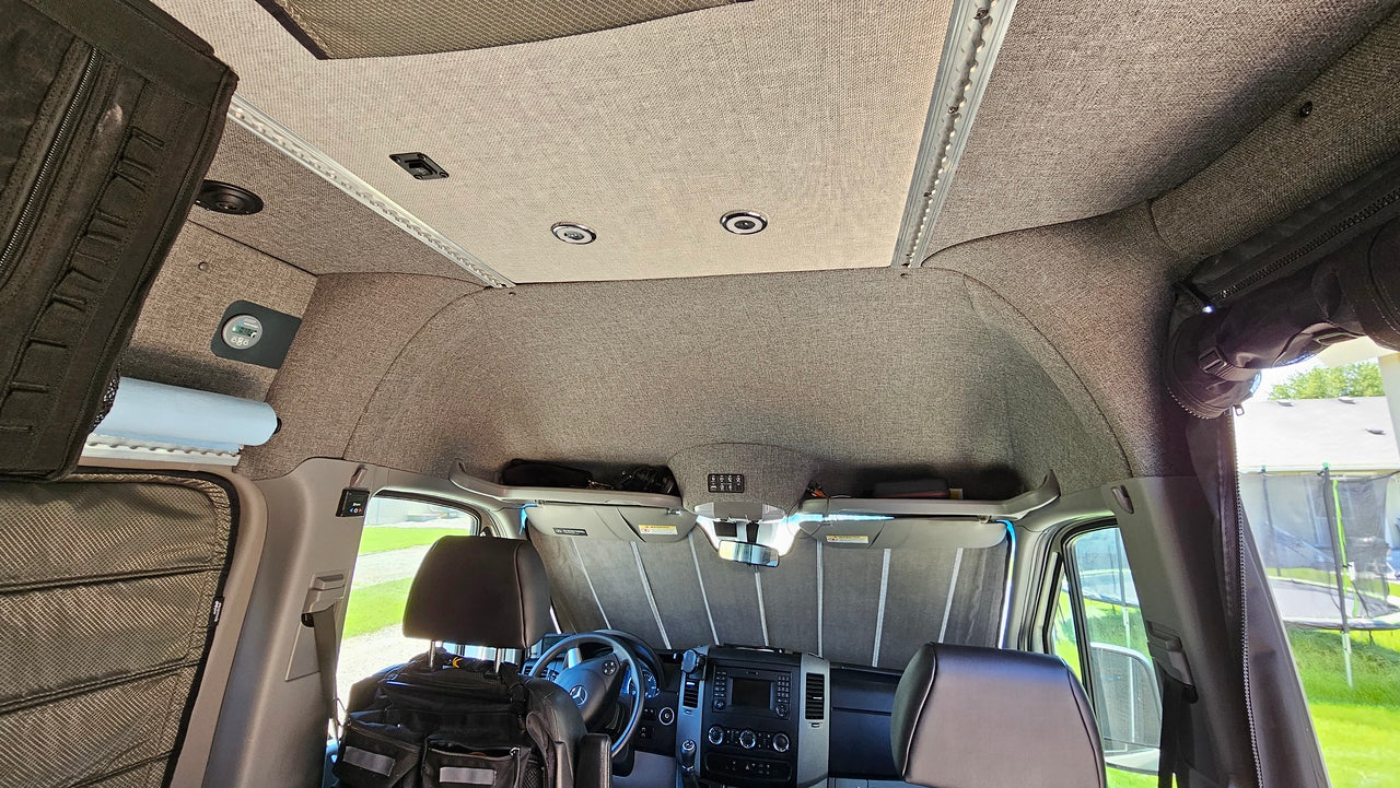Tidy Trim B-Pillar Void Cover Pair — Sprinter High Roof