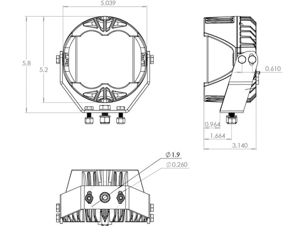 Baja Designs LP4 Pro LED Light Pod Pair