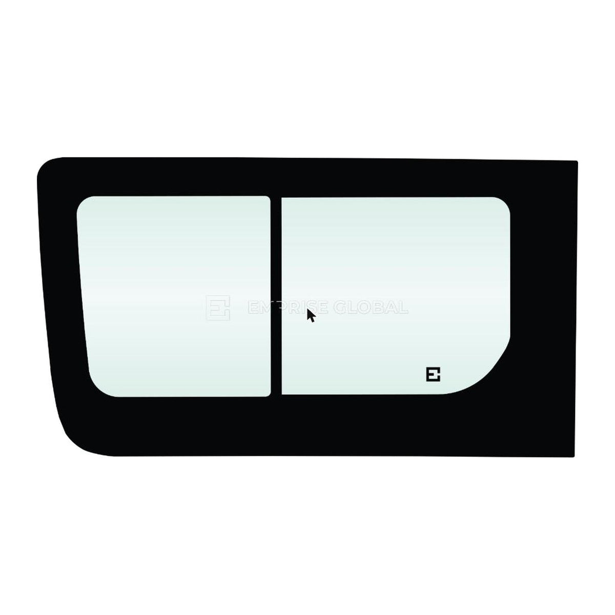 Mercedes Benz Sprinter LWB 2006-on | Bonded Half Sliding Window – Front Left-Hand (Non-Insect Mesh Compatible)