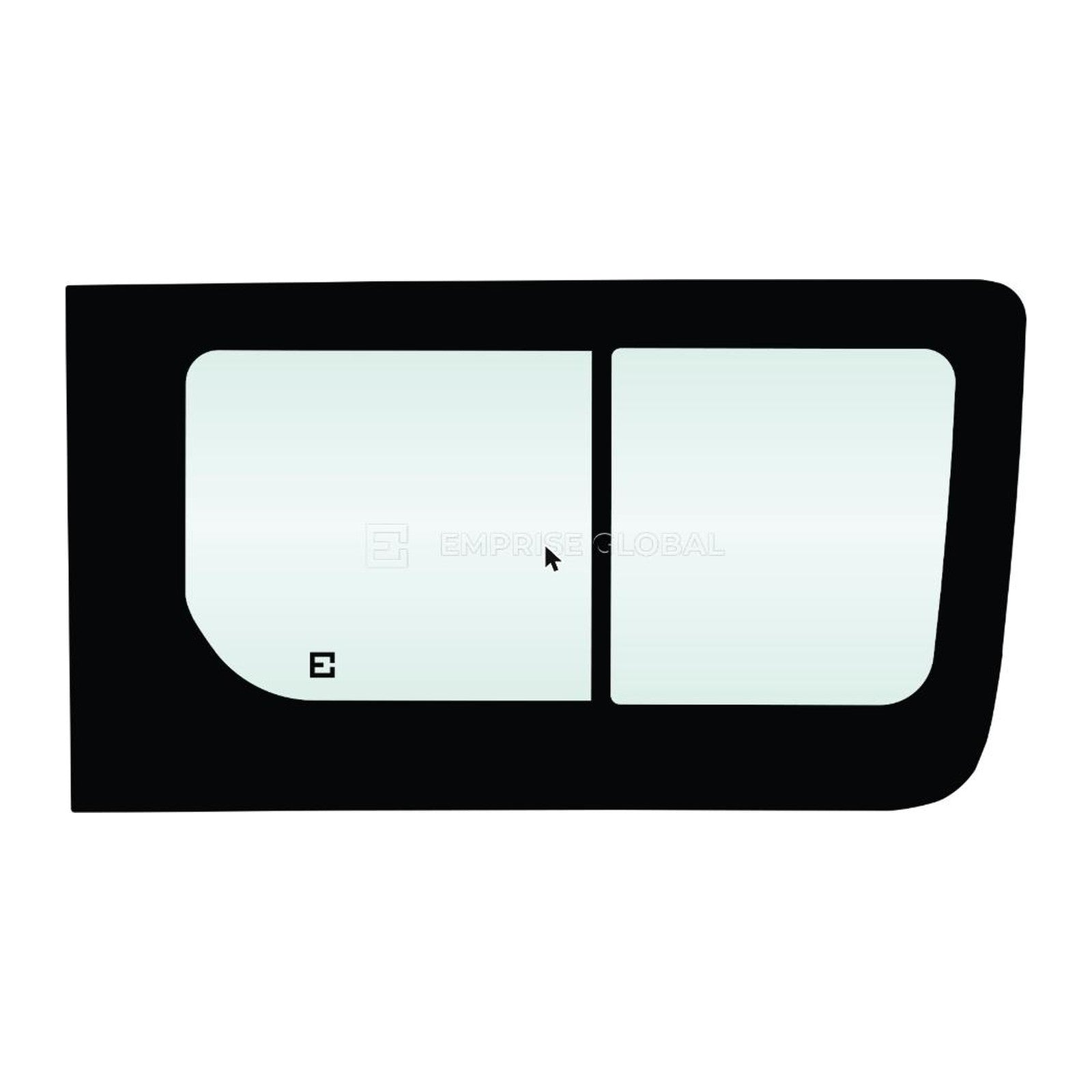 Mercedes Benz Sprinter LWB 2006-on | Bonded Half Sliding Window – Front Right-Hand
