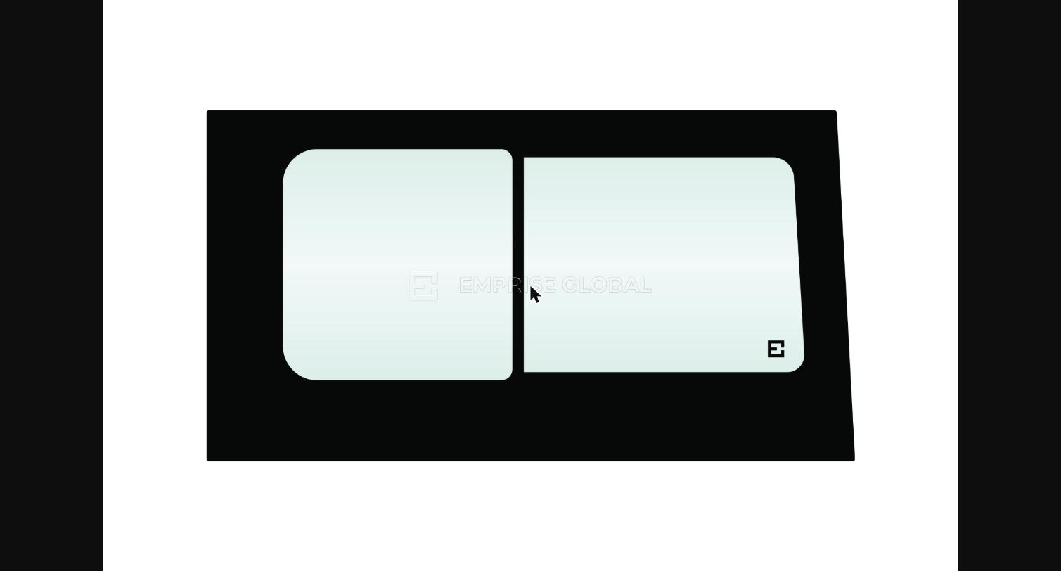 Mercedes Benz Sprinter LWB 2006-on | Bonded Half Sliding Window – Middle Left-Hand