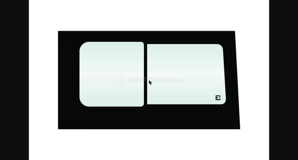 Mercedes Benz Sprinter LWB 2006-on | Bonded Half Sliding Window – Middle Left-Hand