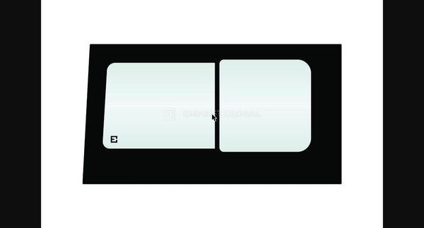 Mercedes Benz Sprinter LWB 2006-on | Bonded Half Sliding Window – Middle Right-Hand