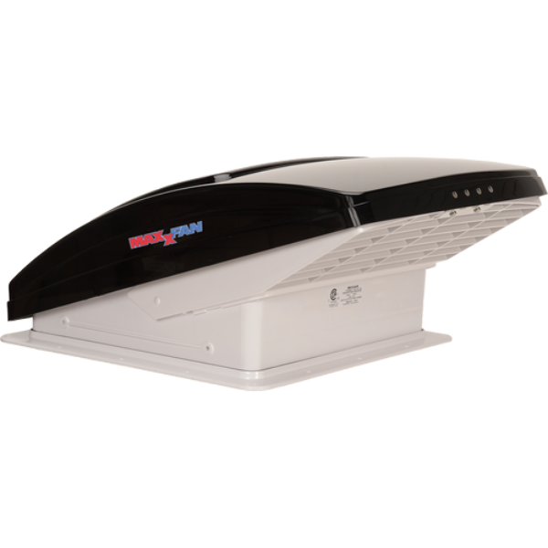 MaxxFan Deluxe Smoke Rain Dome roof fan