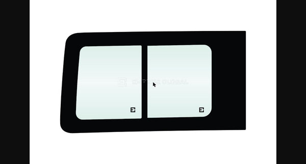 Mercedes Benz Sprinter LWB 2006-on | Bonded Half Sliding Window – Front Left-Hand (Non-Insect Mesh Compatible)