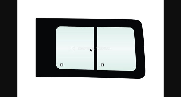 Mercedes Benz Sprinter LWB 2006-on | Bonded Half Sliding Window – Front Right-Hand (Non-Insect Mesh Compatible)