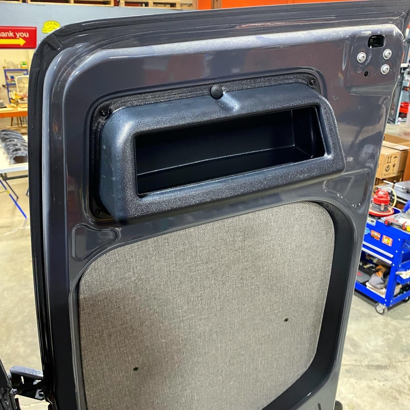 Upper Cubby Storage Bin - Sprinter Rear Door Organiser — Paired