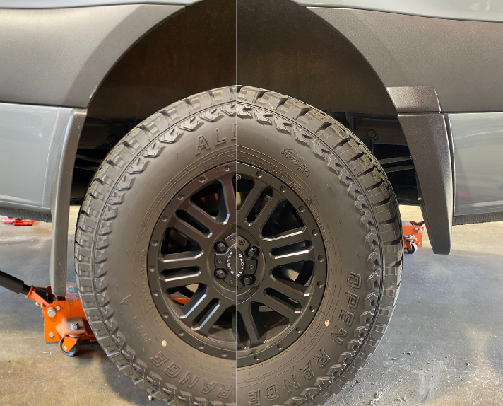 Rear Mondo Mudguard Kit for Sprinter – Rear Clearance Solution for Larger Tyres
