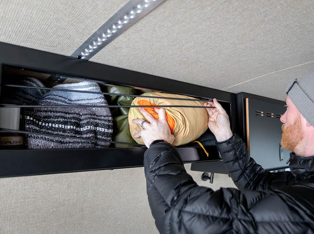 Sprinter Van 914mm Open Face Upper Cabinet
