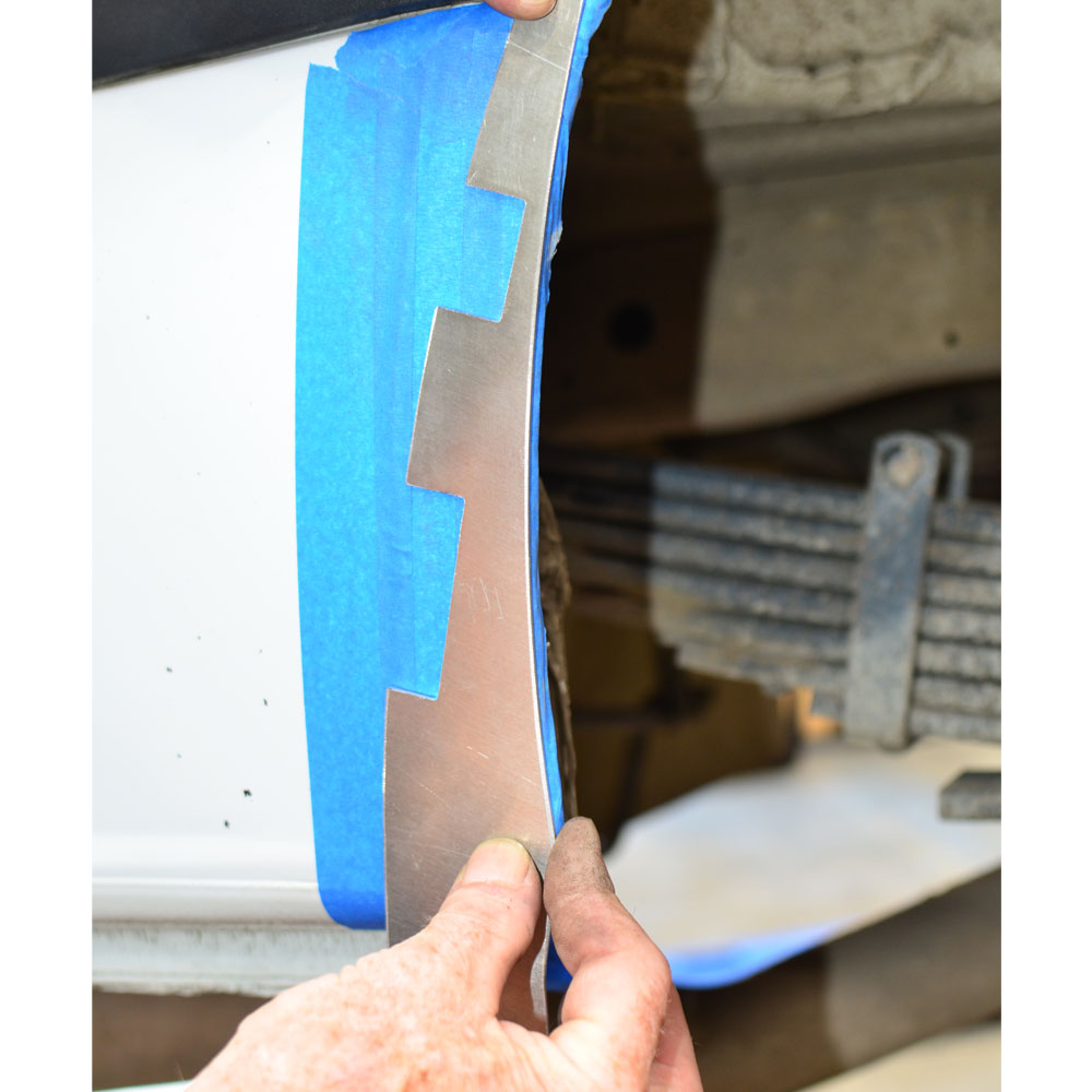 Agile Offroad Fat Tire Rear Fender Trim Template — Sprinter (2019+)