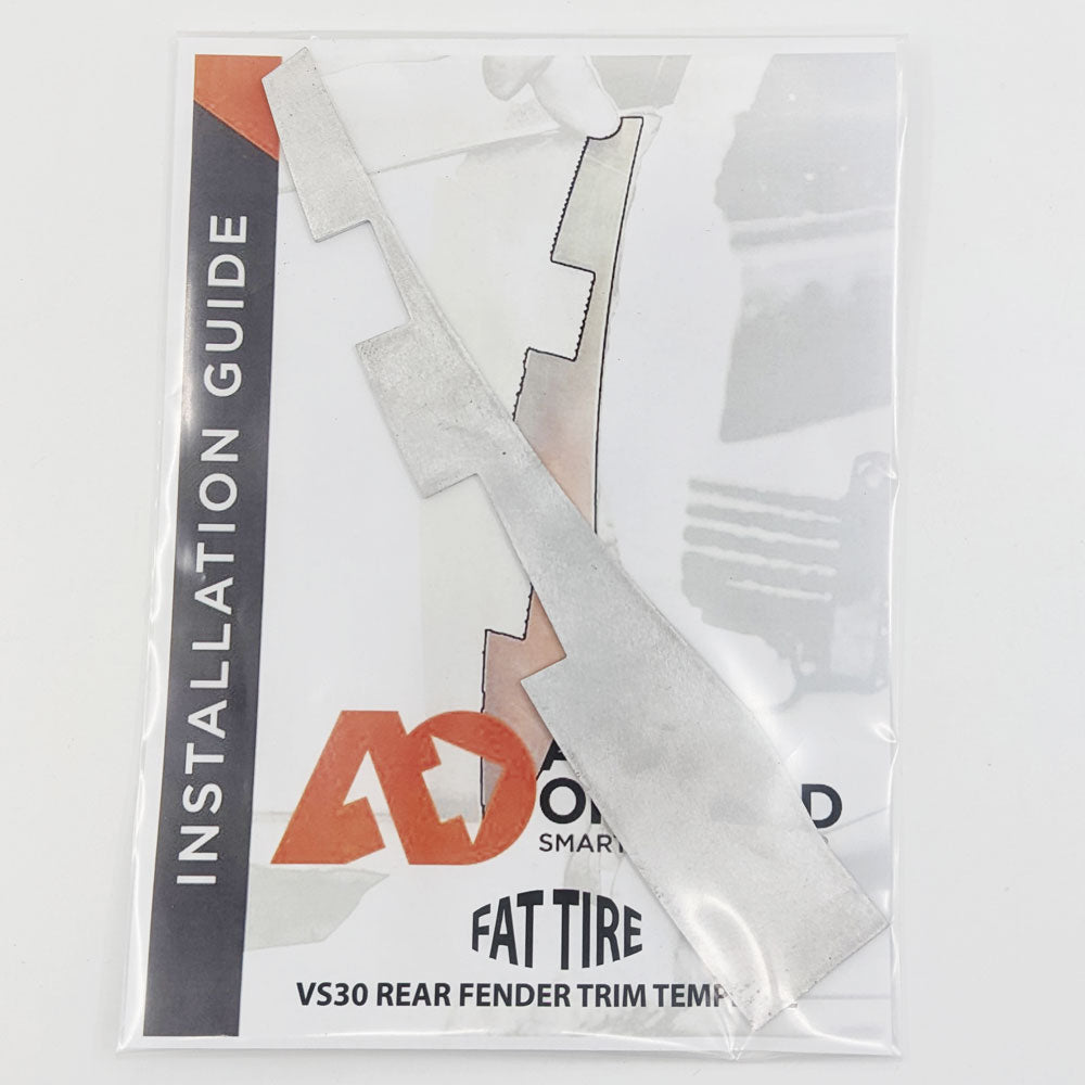 Agile Offroad Fat Tire Rear Fender Trim Template — Sprinter (2019+)