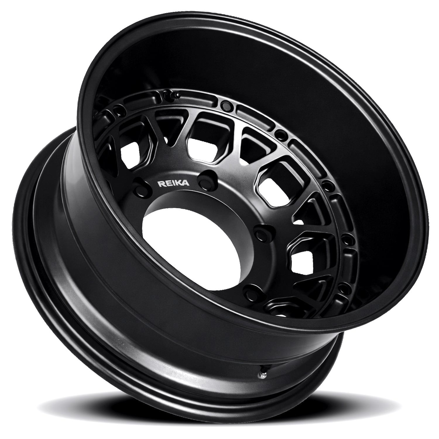 R45V Marauder super single rear wheel in Satin Black for Mercedes-Benz Sprinter 519 / 3500