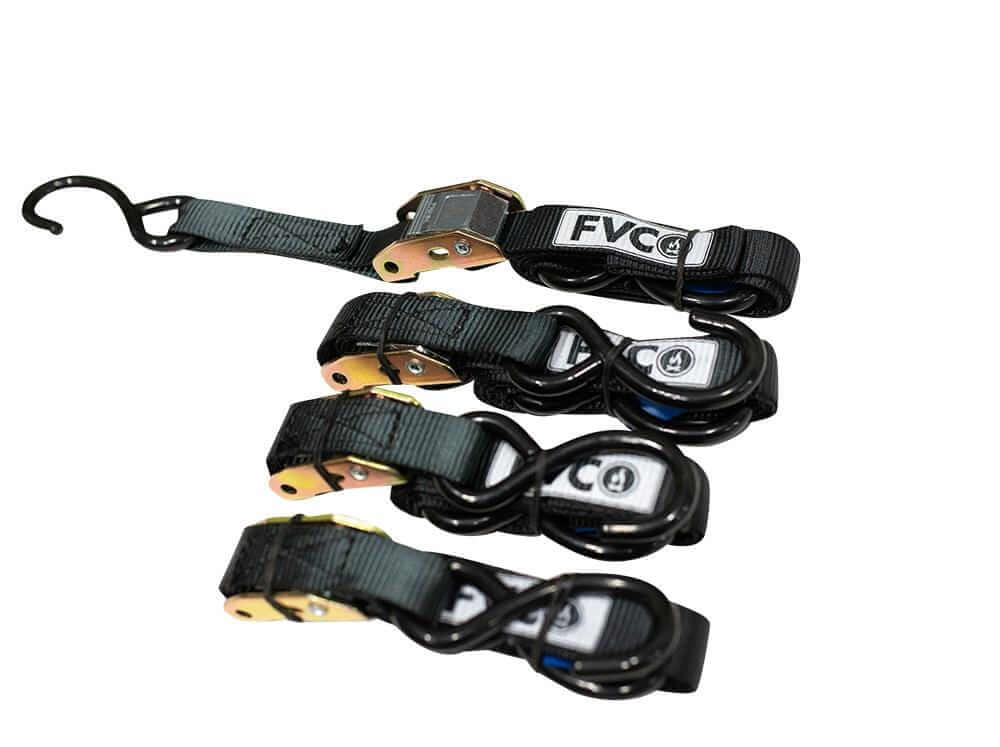 Adventure Van 25mm Cam Straps with Coated S-Hooks