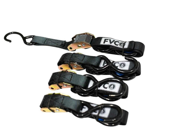 Adventure Van 25mm Cam Straps with Coated S-Hooks