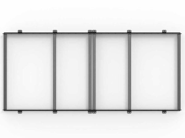 Sprinter MWB low roof Low Pro Roof Rack top view