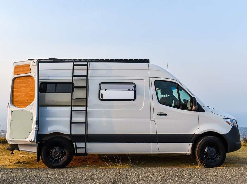 Sprinter Van Side Ladder | Wheel Wrap
