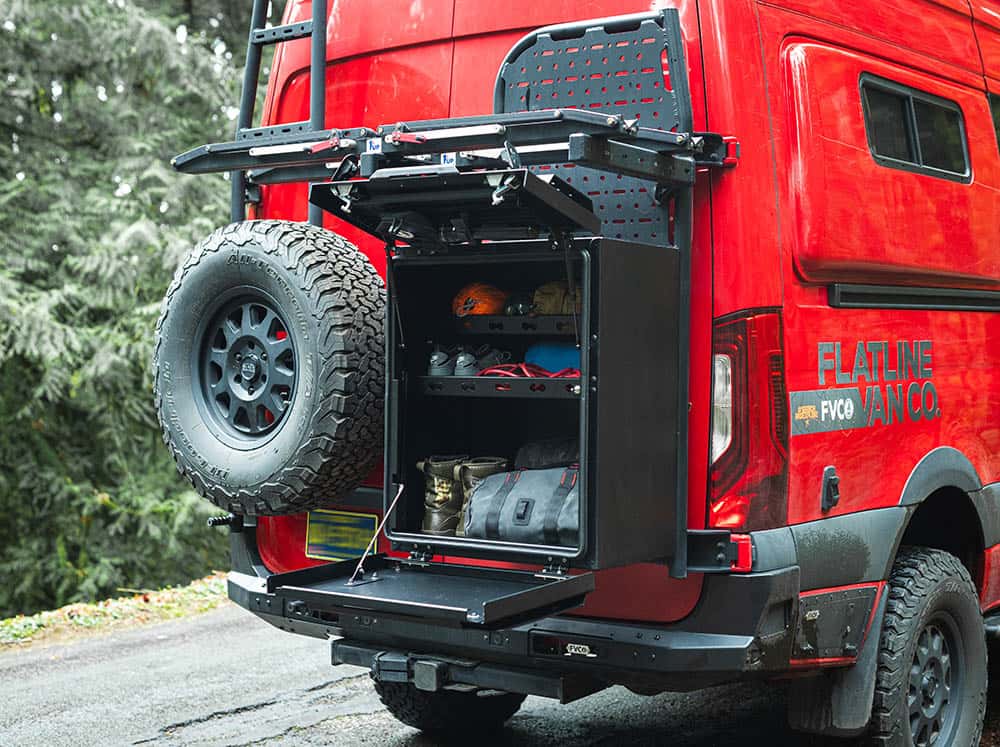 Van Rear Storage Box