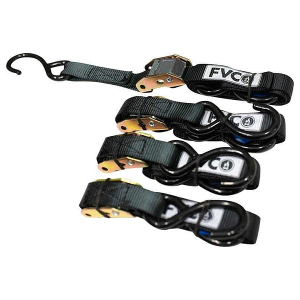 FVC Adventure Van 25mm Cam Straps with Coated S-Hooks
