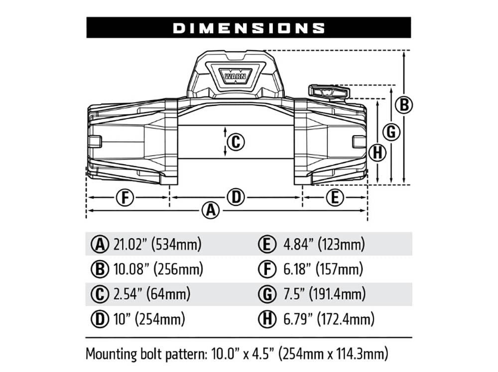 Warn VR EVO 12-S Winch
