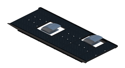 Slim Platform Rack Ext - Front Centre Fan / Rear Offset Fan (RS3)